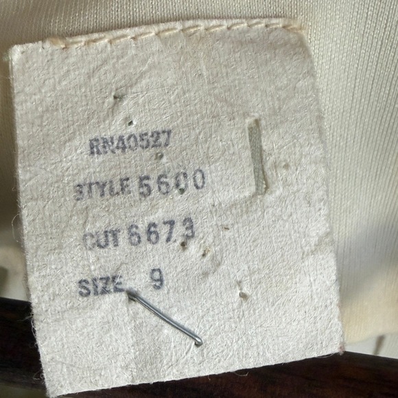 Vintage 70s Cream Embroidered Square Neck Mini Dress Long Sleeve Boho Style 5600 - Picture 7 of 16